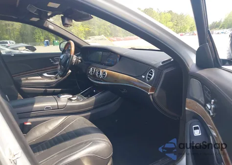 2017 Mercedes-Benz S 550 4Matic из США, поврежденный, VIN WDDUG8FB9HA288147